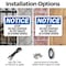 Signmission Stop Do Not Dispose Of Pet Waste In Storm Sewer, 10 in W x Rectangle, Plastic OS-2PACK-NS-P-710-L-18475 - alternate 7